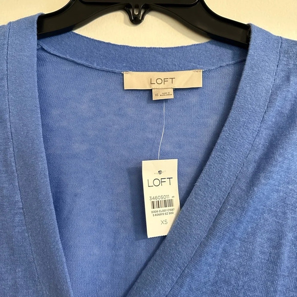 NWT Blue Loft Boyfriend Cardigan Sweater - Picture 2 of 4